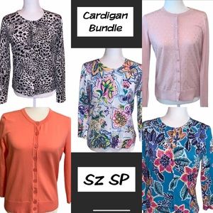 LOT Cardigan Sweater Bundle Sz SP & S